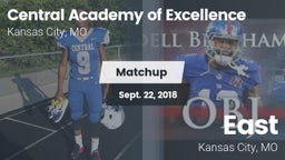 Matchup: Central Academy of E vs. East  2018