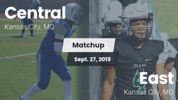 Matchup: Central  vs. East  2019