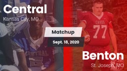 Matchup: Central  vs. Benton  2020