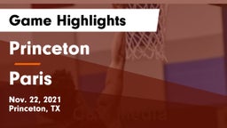Princeton  vs Paris  Game Highlights - Nov. 22, 2021