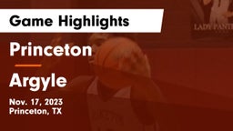 Princeton  vs Argyle  Game Highlights - Nov. 17, 2023