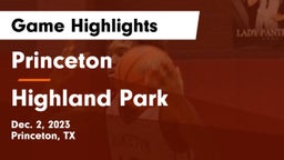 Princeton  vs Highland Park  Game Highlights - Dec. 2, 2023