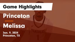 Princeton  vs Melissa  Game Highlights - Jan. 9, 2024