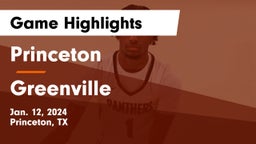 Princeton  vs Greenville  Game Highlights - Jan. 12, 2024