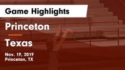 Princeton  vs Texas  Game Highlights - Nov. 19, 2019