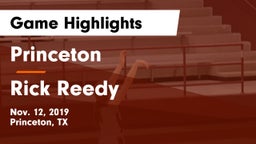 Princeton  vs Rick Reedy  Game Highlights - Nov. 12, 2019