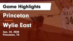 Princeton  vs Wylie East  Game Highlights - Jan. 24, 2020
