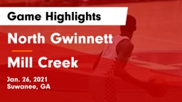 North Gwinnett  vs Mill Creek  Game Highlights - Jan. 26, 2021