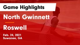 North Gwinnett  vs Roswell  Game Highlights - Feb. 24, 2021