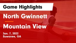 North Gwinnett  vs Mountain View  Game Highlights - Jan. 7, 2022