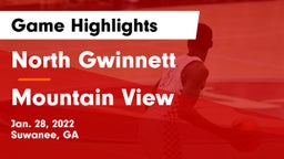 North Gwinnett  vs Mountain View  Game Highlights - Jan. 28, 2022