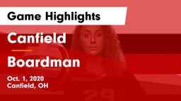 Canfield  vs  Boardman Game Highlights - Oct. 1, 2020