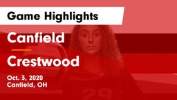 Canfield  vs Crestwood  Game Highlights - Oct. 3, 2020