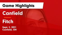 Canfield  vs Fitch  Game Highlights - Sept. 2, 2021