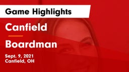 Canfield  vs Boardman  Game Highlights - Sept. 9, 2021