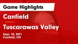 Canfield  vs Tuscarawas Valley  Game Highlights - Sept. 18, 2021