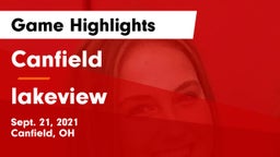 Canfield  vs lakeview  Game Highlights - Sept. 21, 2021