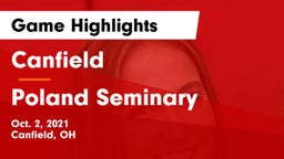 Canfield  vs Poland Seminary  Game Highlights - Oct. 2, 2021