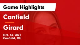 Canfield  vs Girard  Game Highlights - Oct. 14, 2021