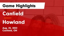 Canfield  vs Howland  Game Highlights - Aug. 25, 2022