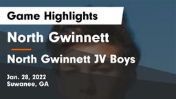 North Gwinnett  vs North Gwinnett JV Boys Game Highlights - Jan. 28, 2022
