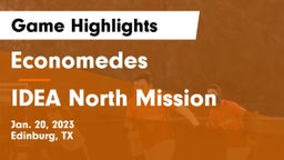 Economedes  vs IDEA North Mission Game Highlights - Jan. 20, 2023