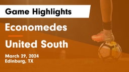 Economedes  vs United South  Game Highlights - March 29, 2024