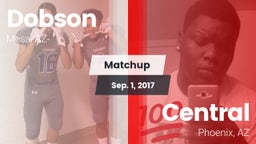 Matchup: Dobson  vs. Central  2017