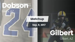 Matchup: Dobson  vs. Gilbert  2017