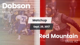 Matchup: Dobson  vs. Red Mountain  2017
