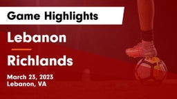 Lebanon  vs Richlands   Game Highlights - March 23, 2023