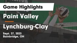 Paint Valley  vs Lynchburg-Clay  Game Highlights - Sept. 27, 2023