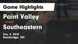 Paint Valley  vs Southeastern  Game Highlights - Jan. 4, 2018