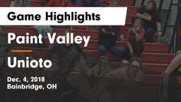 Paint Valley  vs Unioto  Game Highlights - Dec. 4, 2018