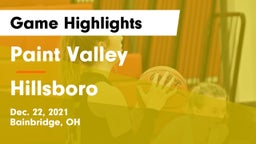 Paint Valley  vs Hillsboro Game Highlights - Dec. 22, 2021