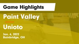 Paint Valley  vs Unioto  Game Highlights - Jan. 6, 2022