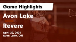 Avon Lake  vs Revere  Game Highlights - April 20, 2024