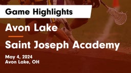 Avon Lake  vs Saint Joseph Academy Game Highlights - May 4, 2024