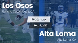 Matchup: Los Osos  vs. Alta Loma  2017