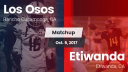 Matchup: Los Osos  vs. Etiwanda  2017