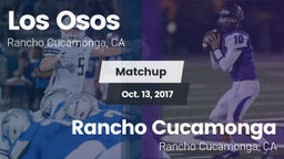 Matchup: Los Osos  vs. Rancho Cucamonga  2017