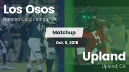 Matchup: Los Osos  vs. Upland  2018