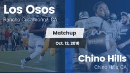 Matchup: Los Osos  vs. Chino Hills  2018