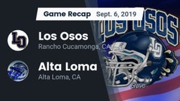 Recap: Los Osos  vs. Alta Loma  2019