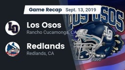 Recap: Los Osos  vs. Redlands  2019