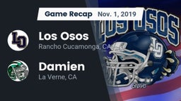 Recap: Los Osos  vs. Damien  2019