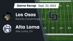 Recap: Los Osos  vs. Alta Loma  2023
