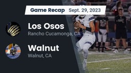 Recap: Los Osos  vs. Walnut  2023