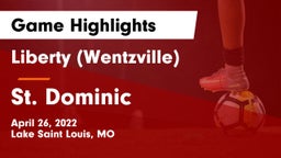 Liberty (Wentzville)  vs St. Dominic  Game Highlights - April 26, 2022