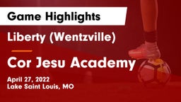 Liberty (Wentzville)  vs Cor Jesu Academy Game Highlights - April 27, 2022
